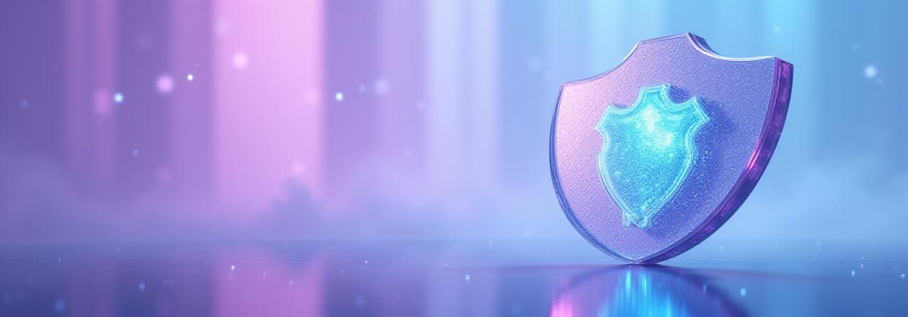 Abstract digital security concept high-end aesthetic